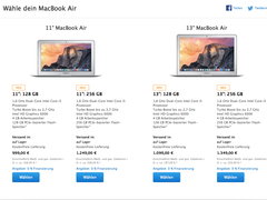 Apple: MacBook Airs mit mit Broadwell Prozessoren aktualisiert