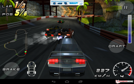 Raging Thunder ist ein einfaches Racing-Game für Zwischendurch. Need for Speed das schicke Pendant.