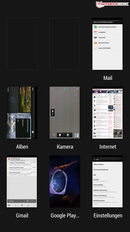 HTC Sense 5 UI: Multitasking (doppelt auf Home-Button tippen!)