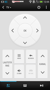 HTC Sense TV: Übersichtliches Layout der Fernbedienung.