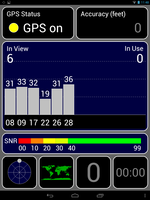 Mangelhaftes GPS-Modul: Andere Geräte finden hier über 20 Satelliten.