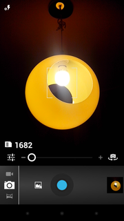 Die Kamera-App wurde nicht verändert.