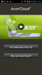 Acer Cloud ist ein weiterer Cloud-Dienst wie Google Drive.