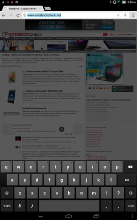 Normale Android-Tastatur