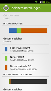 16 GB Speicher sind installiert.