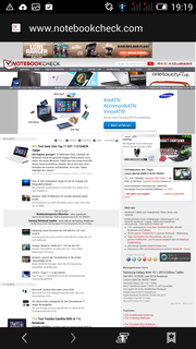 Im Web browsen macht Spaß, weil es zügig von der Hand geht.