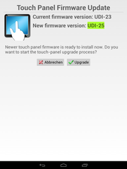 Dank Update der Firmware funktioniert der Touchscreen besser. Jedoch noch nicht optimal.