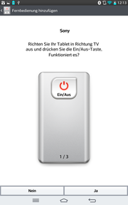 An nützlicher Software gibt es beispielsweise eine Fernbedienungs-App.