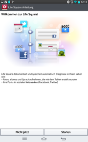 Mit Life Square behält man den Überblick über seine Social-Media-Profile.