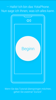 Das Tutorial erklärt die Verwendung der beiden Bildschirme und...