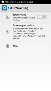 Im "Extremsparmodus" soll der Akku länger durchhalten.