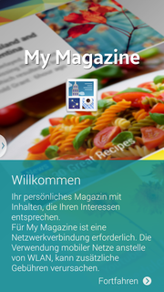 Die neue "My Magazine"-App wandelt auf den Spuren des "HTC Blinkfeed".