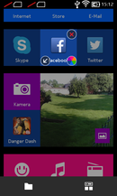 Kacheln lassen sich anpassen.