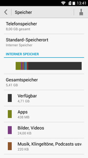 4,7 GB stehen zur freien Verfügung.