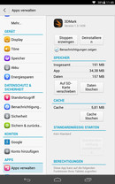 App2SD ist in das System integriert.