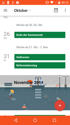 Am deutlichsten sichtbar wird es in Googles eigenen Apps.