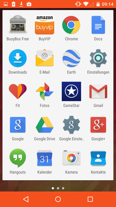 Das "material design" hat die Logos nur sehr dezent verändert.