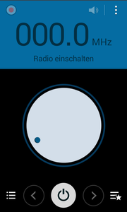Mit angeschlossenem Kopfhörer ist auch Radioempfang möglich.