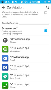 nützliches ZenMotion startet Apps, indem man "Buchstaben" auf den Bildschirm zeichnet