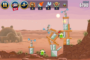 "Angry Birds: Star Wars" läuft recht problemlos.