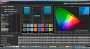CalMan Farbgenauigkeit