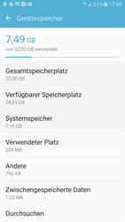 verfügbarer Speicherplatz