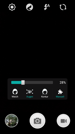 Verschönerungsmodus (manuell)