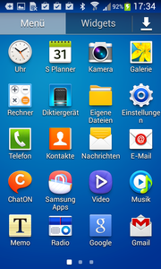 Samsung hat das Galaxy S Duos 2 GT-S7582 mit vielen Apps bestückt.
