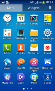 Samsung hat jede Menge Apps auf dem Smartphone vorinstalliert.