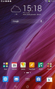Asus hat das Android Tablet mit seiner Benutzeroberfläche ZenUI ausgestattet.