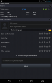 Systeminfo: AnTuTu v3