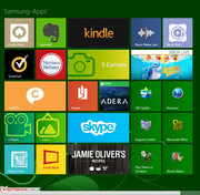 Samsung liefert diverse vorinstallierte Apps mit.