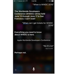 Siri verrät die Termine für die diesjährige WWDC