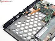 Das Mainboard der Tegra-Plattform ist winzig (Akku entnommen).