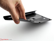 Aber immerhin konnten wir uns auf dem Weg einen Eindruck vom... ...Innenaufbau des High-Tech Produktes machen.