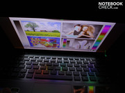 und blickwinkelstabilen Panels sehr gut.