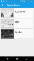 Xperia-Tastatur-Designs
