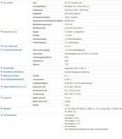 Specs Viewsonic VX2776 smhd