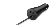 Das Autoladekabel mit USB-Anschluss (Bild: Microsoft)