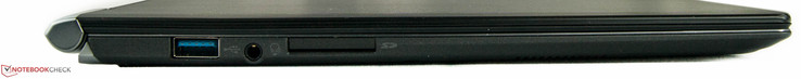 links: USB 3.0, Audio-Combo, SD_Kartenleser