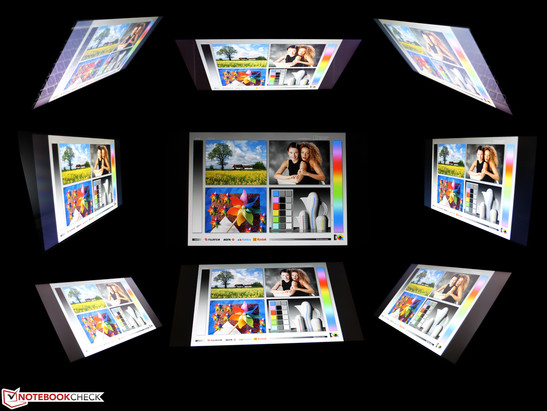 Blickwinkel Transformer Book T200TA mit IPS-HD-Panel BOE HF HN116WX1 100