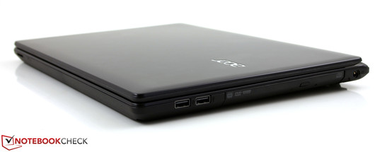 Schlichter Look, wertige und glatte Oberflächen - aber biegsames Chassis und Fingerabdrücke.