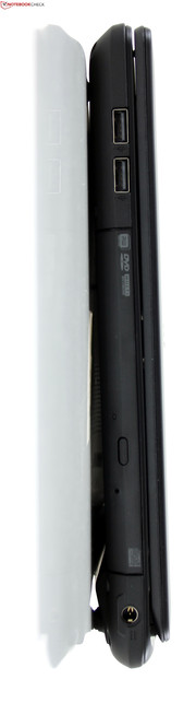 Anschlüsse: leider ohne Wartungsklappe auf der Unterseite