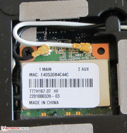 Gut: Zwei WLAN-Antennen sind vorhanden.