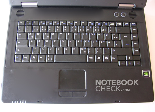 Tastatur des Nexoc Osiris E618