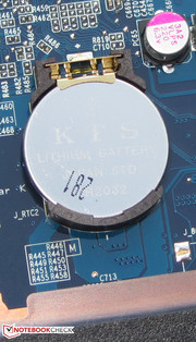 Auch die BIOS-Batterie kann gewechselt werden.