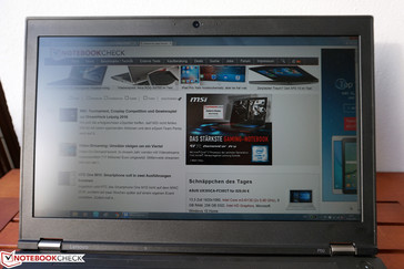 in der Sonne (ohne Reflexion)