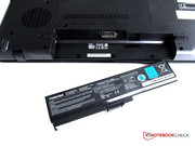 Akkuschacht mit Akku