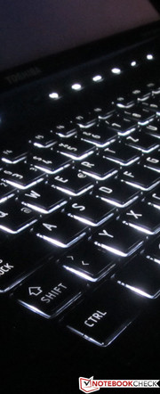 Wenn´s draußen dunkel wird und der Gang zum Lichtschalter zu weit ist: Die Hintergrundbeleuchtung der Tastatur