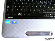 Das Touchpad geht bei diesem Muster fast unter